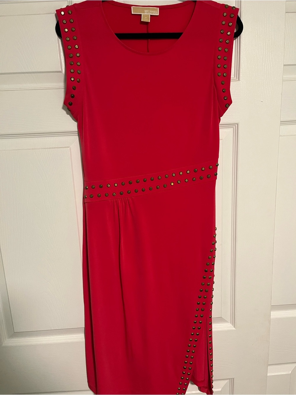 Michael Kors fuchsia Studded Sheath Dress M - Picture 2 of 5